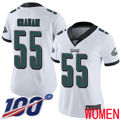 Women Philadelphia Eagles #55 Brandon Graham White Vapor Untouchable NFL Jersey Limited Player->youth nfl jersey->Youth Jersey